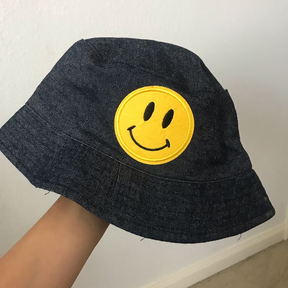 Vintage denim bucket hat